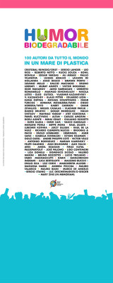 Pannello espositivo autori Humor Biodegradabile | cm 80x200
