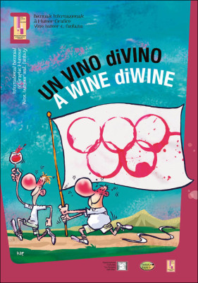 Catalogo Vino humor e fantasia | 2° Biennale Internazionale di Humor Grafico Vino umor e fantasia. Illustrazione di Kap | www.festivalhumorgrafico.eu
