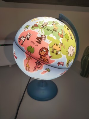 Mappa&Mondo | globo luminoso per bambini | Africa | © Tecnodidattica