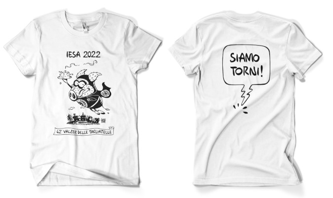 T-shirt Super Johnny |  Festa delle tagliatelle a Iesa 2022 | 