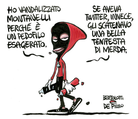 Vandalizzato Montanelli